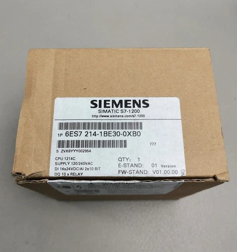 Siemens 6ES7 214-1BE30-0XB0 / 6ES7214-1BE30-0XB0 NEU OVP Siegel offen