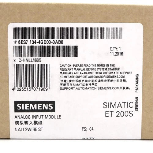 New Siemens 6ES7134-4GD00-0AB0 6ES71344GD000AB0 DP Electronics Module ET 200S