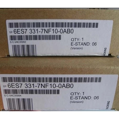 New Siemens 6ES7 331-7NF10-0AB0 6ES7331-7NF10-0AB0 S7-300 Analog Input SM 331
