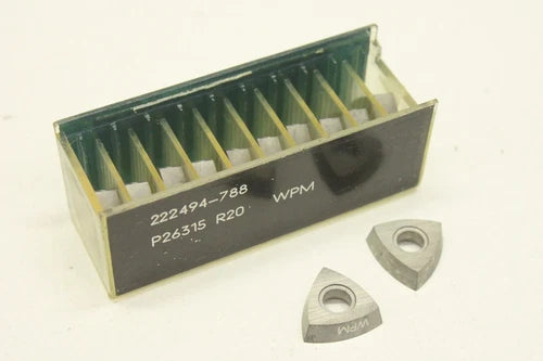 12x WALTER 222484-788 P26315 R20 WPM  Wendeschneidplatten P26315 OVP