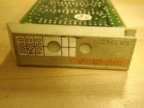 Siemens Circuit Board RAM Card 6FX1805-0BX01 _ 6FX18050BX01 _ 6FX1-805-0BX01