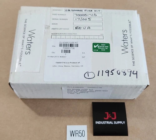 *BRAND NEW SEALED* Waters 700001716 Rev A ZQ Spare Fuse Kit + Warranty!