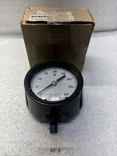 ** NEW ASHCROFT 45-1279-AS-0-400# 4-1/2¡± BRZ Tube/Brass SKT PRESSURE GAUGE#