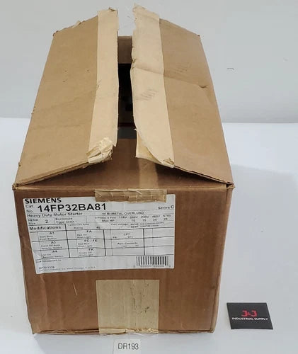 *NEW - ENCLOSURE ONLY* Siemens 14FP32BA81 Heavy Duty Motor Starter + Warranty!