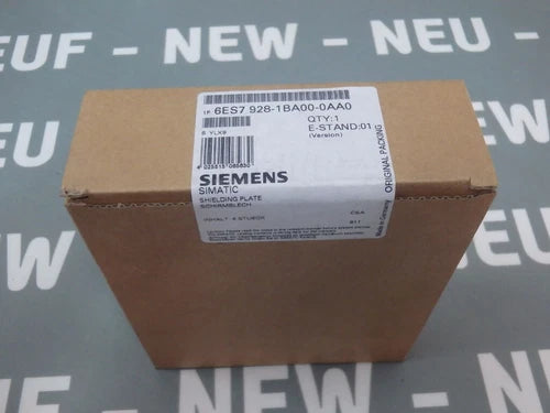 6ES79281BA000AA0 - Siemens - 6ES7928-1BA00-0AA0 / Platte Schild Neu