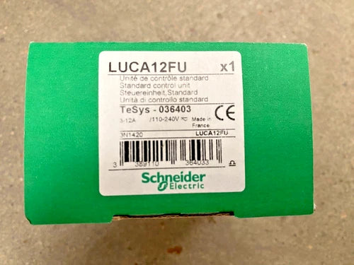 1 unidade x NOVA UNIDADE DE CONTROLO STANDARD SCHNEIDER ELECTRIC LUCA12FU
