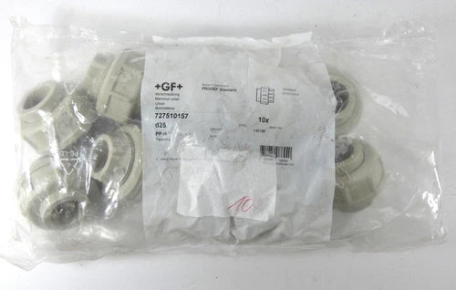 10 St¨¹ck +GF+ Georg Fischer Verschraubung |d25 metrisch | PN10 | 727510157