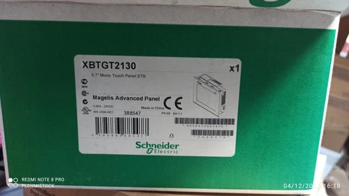 SCHNEIDER MAGELIS XBTGT2130、FACTURA 发票保证金？A、ENV？或 PIDO！