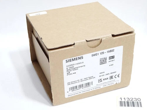 Siemens 5WG1 125-1AB02 5WG1125-1AB02 Power Supply GAMMA instabus / Neu OVP