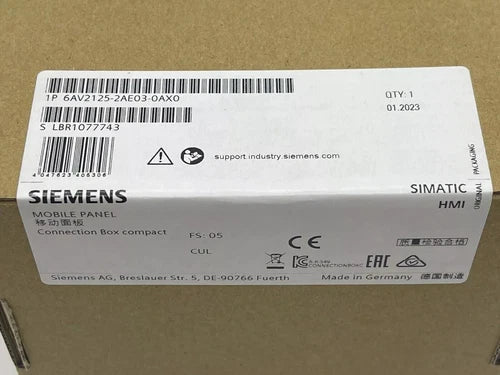 New Siemens 6AV2125-2AE03-0AX0 6AV2 125-2AE03-0AX0 HMI connection box compact