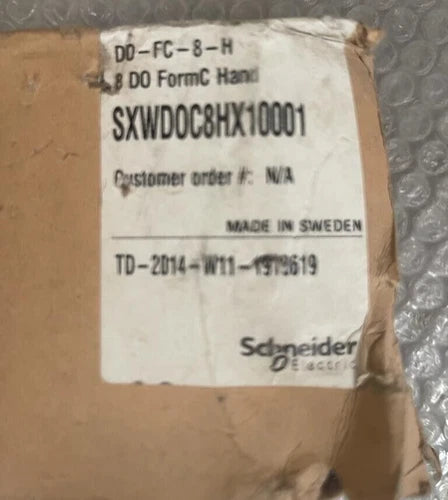 Schneider Electric, SXWDOC8HX10001, DO-FC-8-H, Central I/O module, SpaceLogic
