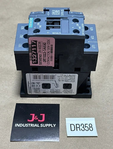 NEW NO BOX- Siemens 3RT2023-1AK60 3 Pole Sirius Power Contactor || WARRANTY ????