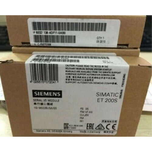 New Siemens 6ES7138-4DF11-0AB0 Electronics module for ET200S 6ES7 138-4DF11-0AB0