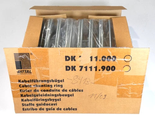 10 St¨¹ck Rittal | Metall Kabel-B¨¹gel | DK 7111.900 | f¨¹r Rittal Schr?nke | OVP