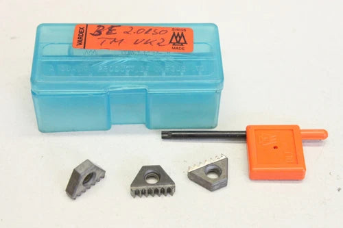 3x VARDEX TM VK2 BE 2.0150 Gewindeschneidplatten TMVK2 OVP