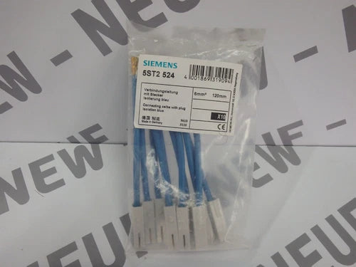5ST2524 - SIEMENS - 5ST2 524 / Connecting Cavo With Plug Isolamento X 10 Nuovo