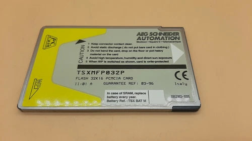 TSXMFP032P AEG SCHNEIDER / Schneider Electric FLASH 32K 16 PCMCIA CARD