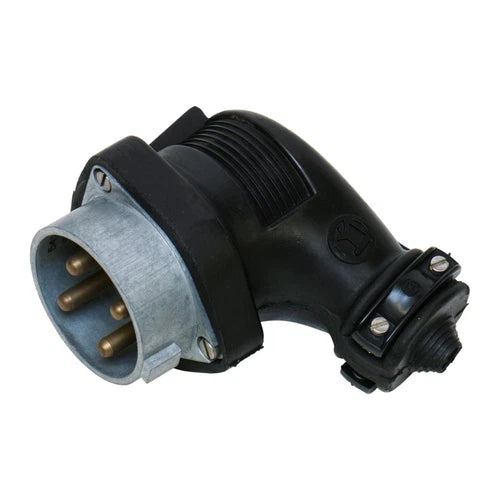 54288 LEGRAND, Angled c.stop ML 380V 32A 3P+A rubber - IP 44 - IK 09 - LS, .....