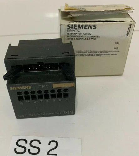 *NEW OPEN BOX* SIEMENS 6ES7 924-0AA00-0AA0 TERMINAL BLOCK + WARRANTY!
