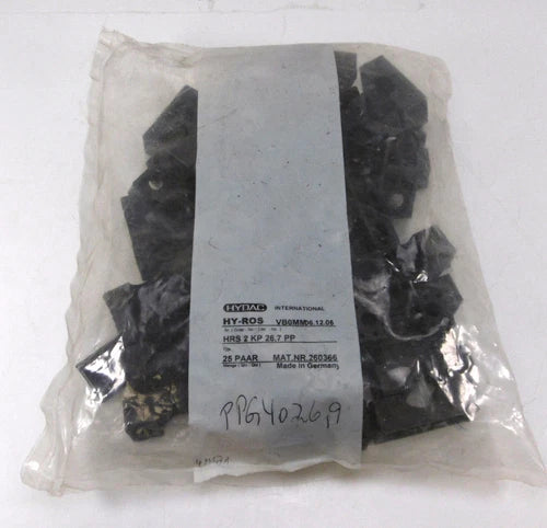 25 Paar Hydac Schellen HY-ROS Gr.2S Preto