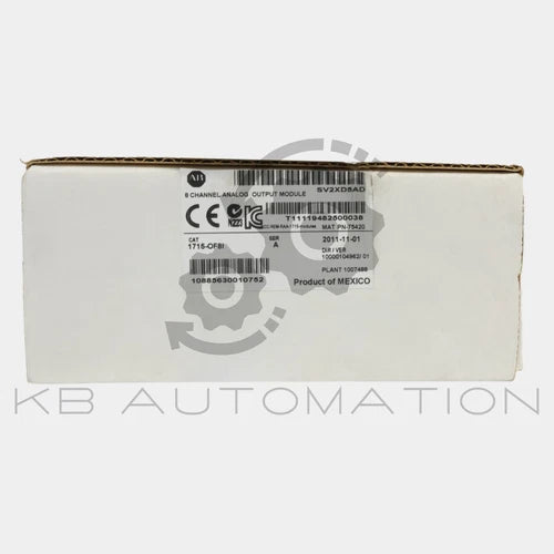 1715-OF8I Allen-Bradley Redundantes I/O 8 canais Analogausgangsmodul, isolado