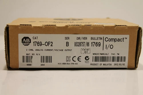 Allen-Bradley 1769-OF2 Analog Output (NIA)