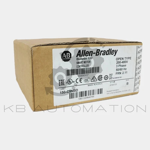 150-C9NBD SMC-3 Open Smart Motor Controller, 9A, 100-240VAC control voltage