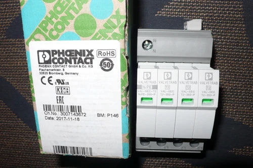 2905340 Parafoudre Parasurtenseur ty2 Phoenix Contact 40kA VAL-SEC-T2-3S-350-FM