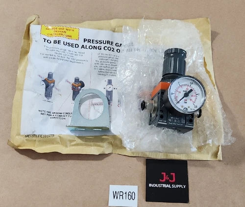 *BRAND NEW* Metal Work Pneumatic 561_R10_ Pressure Gauge 1/4"NPt + Warranty!