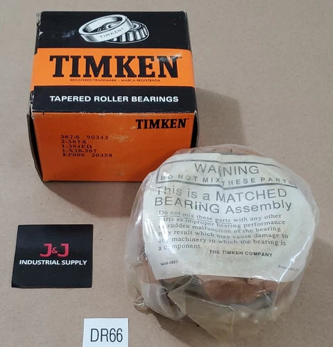 *BRAND NEW* Timken 387-S 90343 Tapered Roller Bearing Assembly + Warranty!