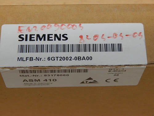 Siemens 6GT2002-0BA00   ASM410