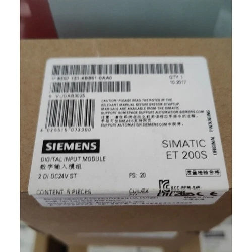 New Siemens 6ES7131-4BB01-0AA0 6ES71314BB010AA0 DP 5 electronic modules