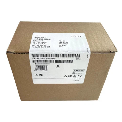 New Siemens 6ES7215-1AG31-0XB0 SIMATIC S7-1200 CPU 1215C 6ES7 215-1AG31-0XB0