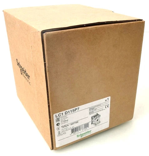 Schneider Electric Contactor LC1 D115P7 | LC1D115P7 | 037722 | 55kW-400V