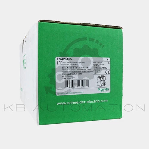 施耐德 LV426465 Leitungsschutzschalter ComPact NSXm N（50kA，415V AC），...
