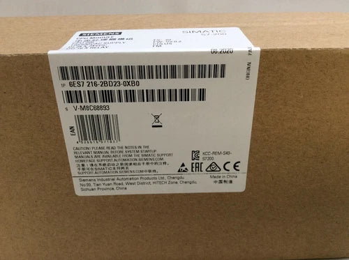 6ES72162BD230XB0 - SIEMENS - 6ES7216-2BD23-0XB0 CPU Module NEW