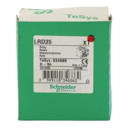 Schneider Electric LRD35 Relay 30-38A New (B681)