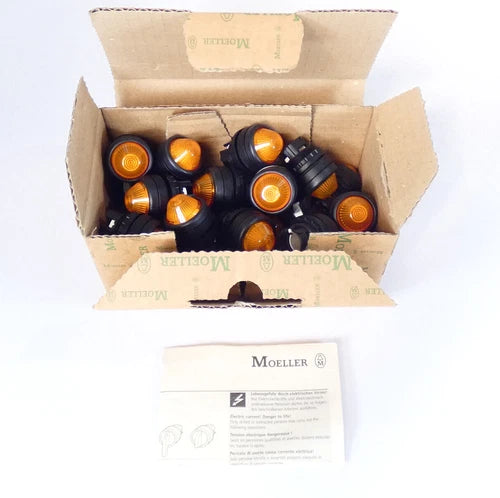 25 St¨¹ck KL?CKNER MOELLER RL-GE-S Leuchtmeldervorsatz | gelb | konisch | IP65