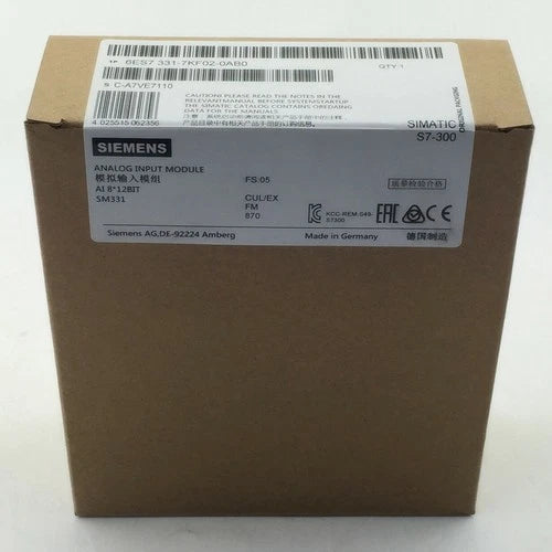 1PCS SIEMENS 6ES7 331-7KF02-0AB0 6ES7331-7KF02-0AB0 PLC NEW IN BOX US FAST SHIP