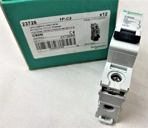 施耐德电气 C60N C2 Leitungsschutzschalter (11Stk.)，OVP