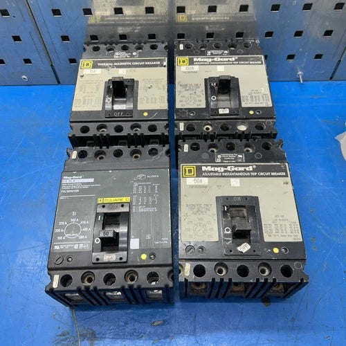 (4) Pre Owned Square D Mag Guard Motor Circuit Breakers Fast Shipping +Warranty