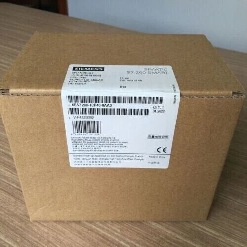 New Siemens 6ES7288-1CR40-0AA0 6ES7 288-1CR40-0AA0 SIMATIC S7-200 SMART CPU CR40