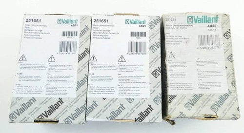 3x VAILLANT 251651 WINDFAHNENRELAIS (MAG-turbo 19/2) - set of 3