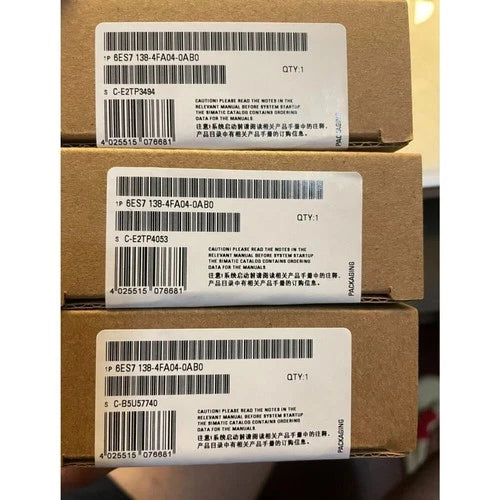 New Siemens 6ES7138-4FA04-0AB0 6ES71384FA040AB0 Electronics module f ET200S
