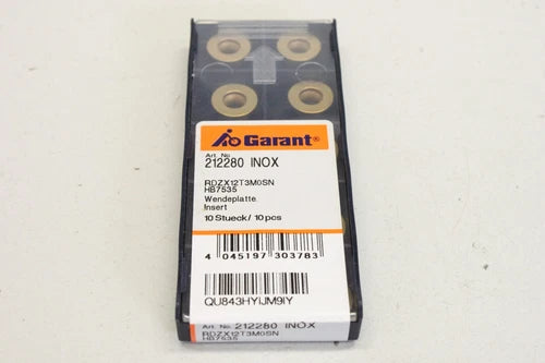 10x GARANT 212280 INOX RDZX12T3M0SN HB7535 indexable inserts original packaging