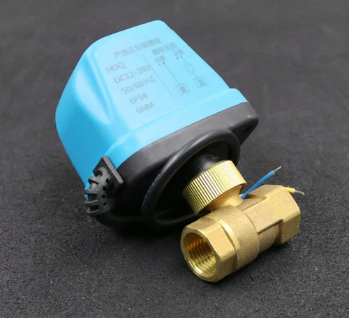 2 Wege-Kugelhahn elektrisch Model HDQ 12-24VDC 50/60Hz IP54 6Nm DN15 PN16 1/2''