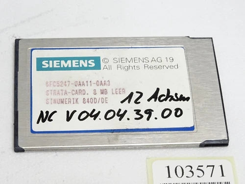 Siemens 6FC5247-0AA11-0AA3 8MB PC-Card