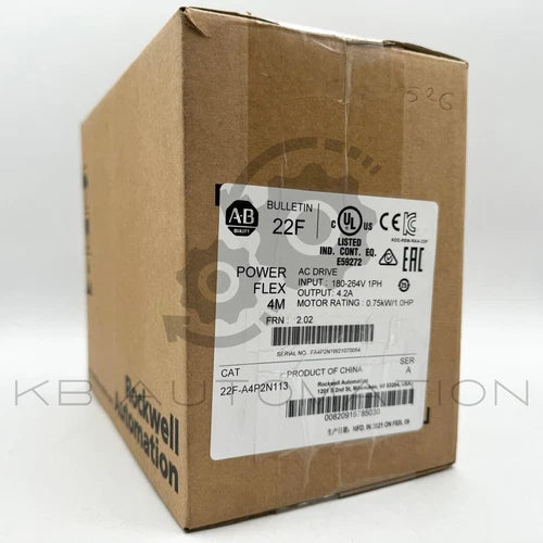 22F-A4P2N113 Allen-Bradley PowerFlex4M AC-Antrieb, 200-240V, 4,2A, 0,75kW (1PS)