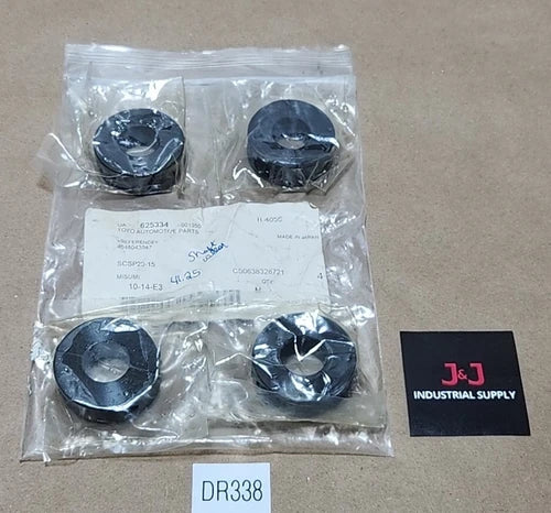 *BRAND NEW* [4] Misumi SCSP20-15 Clamp Shaft Collar 2-Pc Split + Warranty!