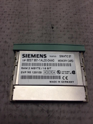 6ES79511AL000AA0 - SIEMENS - 6ES7951-1AL00-0AA0 Scheda Di Memoria Ricondizionata